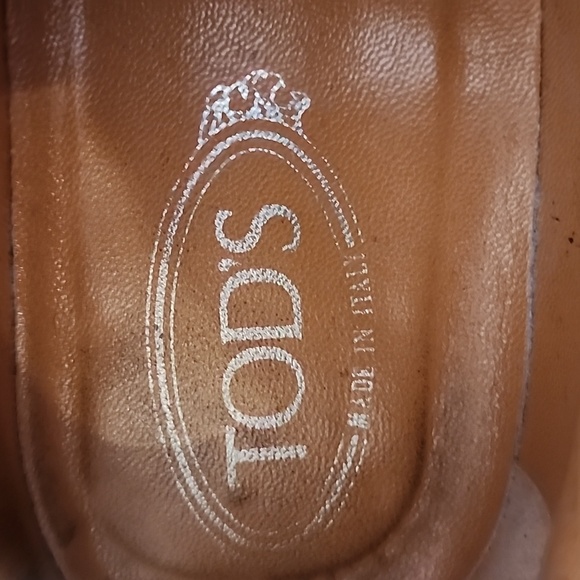 TOD'S Buckled Brogues Very Clean Size 10 Luxurious Italian Leather Fantastic - Picture 6 of 12